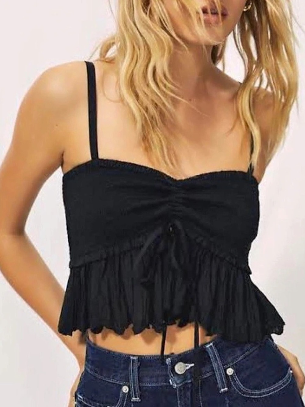 Aritzia Wilfred La Boheme Smocked Top